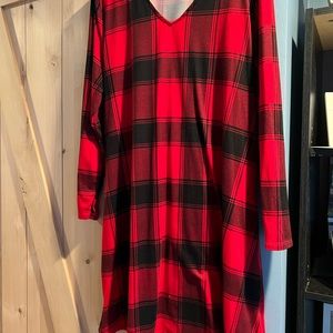 Maurice’s buffalo plaid dress
